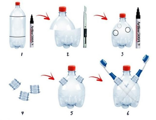 Các cách tái chế chai nhựa