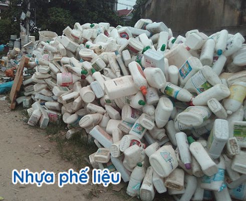 Các loại nhựa phế liệu sinh hoạt thải ra hàng ngày